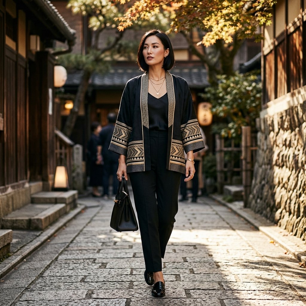 Women's Fitted Kimono